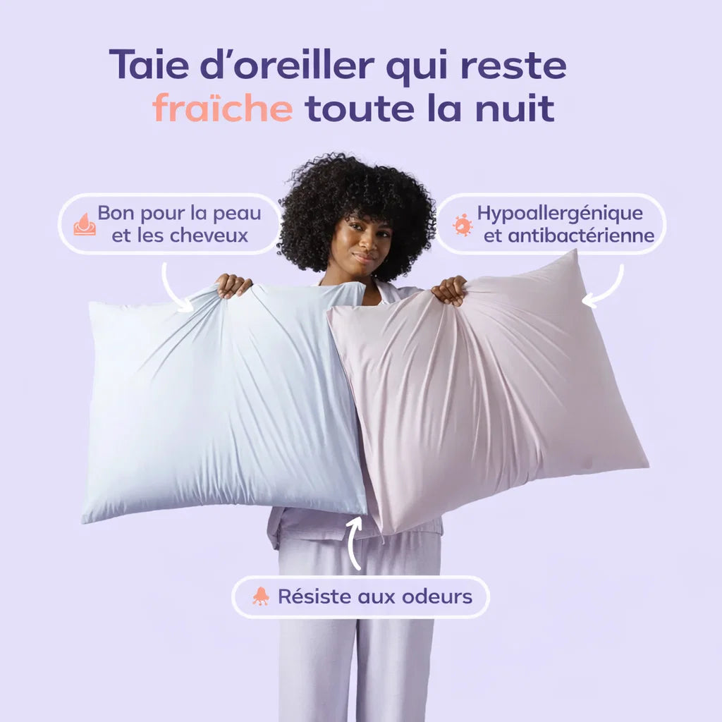 Taies d’oreiller rafraîchissantes (Lot de 2)