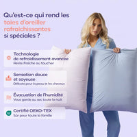 Taies d’oreiller rafraîchissantes (Lot de 2)